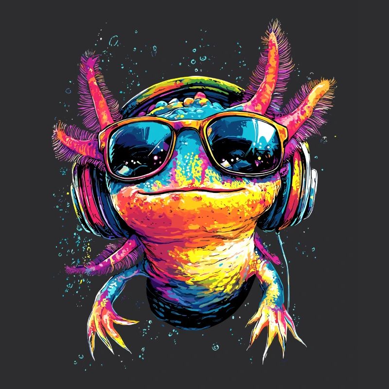 Axolotl Petite queue de triton Queue mignon Axolotl