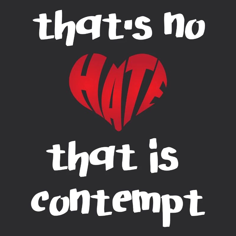 No Hate That Contempt Stop Hate