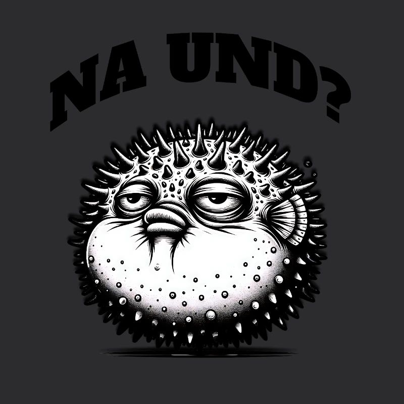 Grumpy puffer fish – a statement