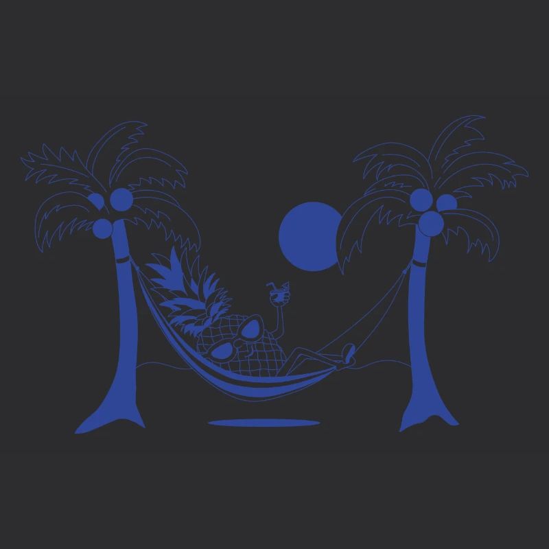 À la plage - Bleu