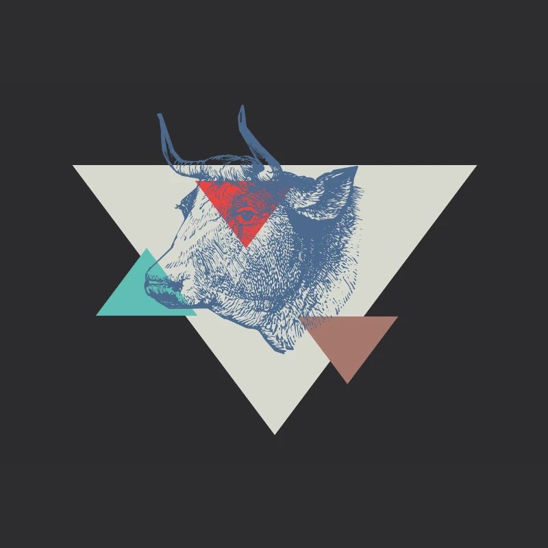 Cow triangle design