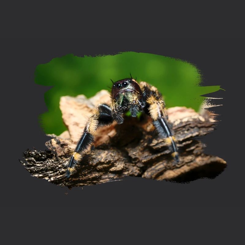 phidippus otiosus jumping spider, spring spinne