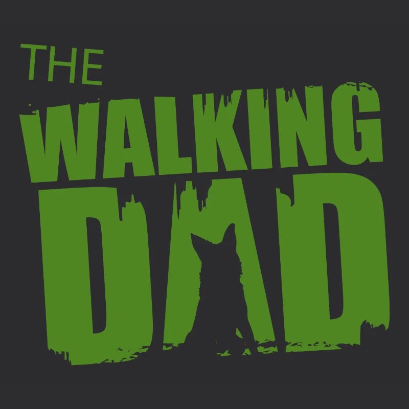 German Shepherd Walking Dad Gift Idea Father Gassi
