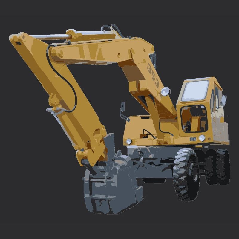 Old excavator
