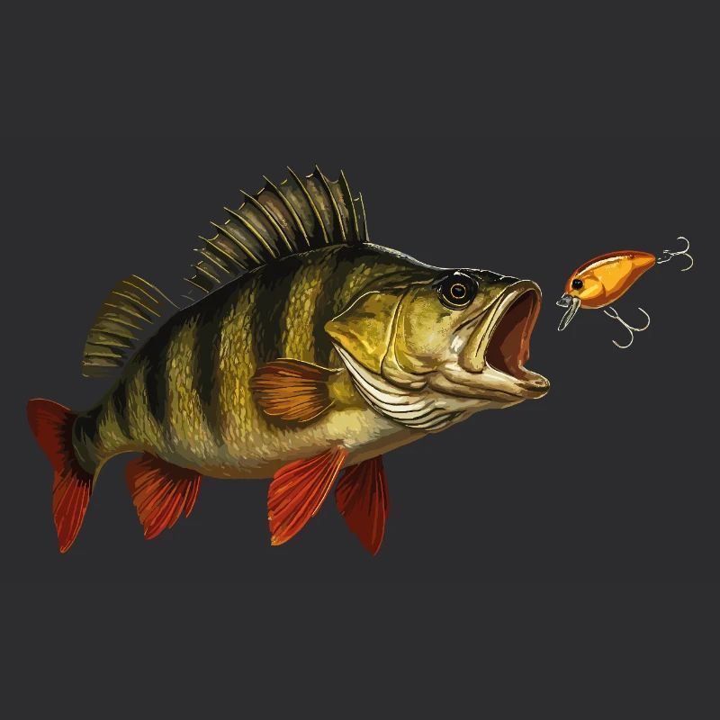 Perch at the Bite – Predatory Fish & Wobbler Design