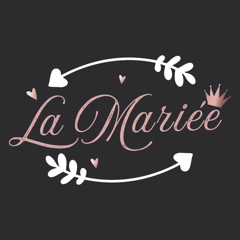la mariée rose flèche