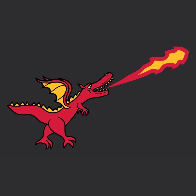 flammes de cracheur de feu chaud courir aller gran