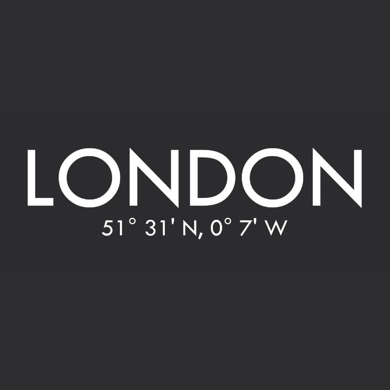 London - Coordinates - Latitude - Longitude - GB