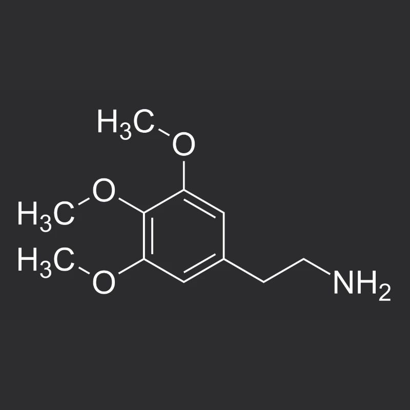 Mescaline mescaline structural formula