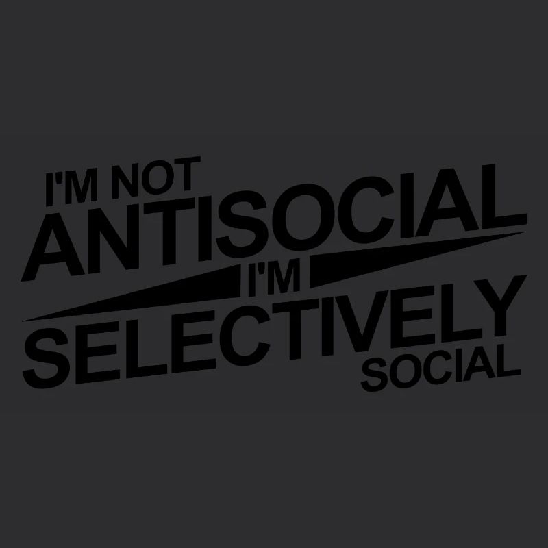 Don sélectif antisocial social de nerd de nerd