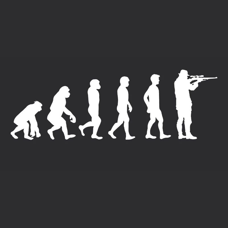 Evolution Jäger Jagd shirt Geschenk jagen