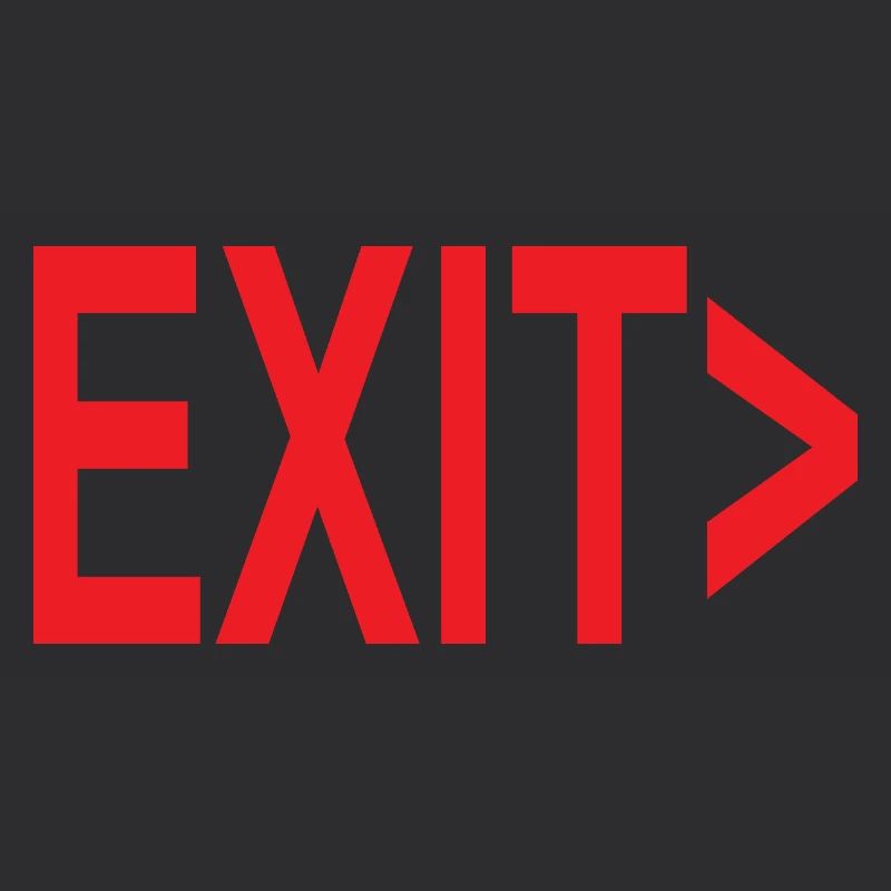 Exit / Exit / Emergency Exit