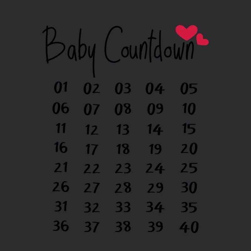 Baby Countdown Pregnancy Weeks