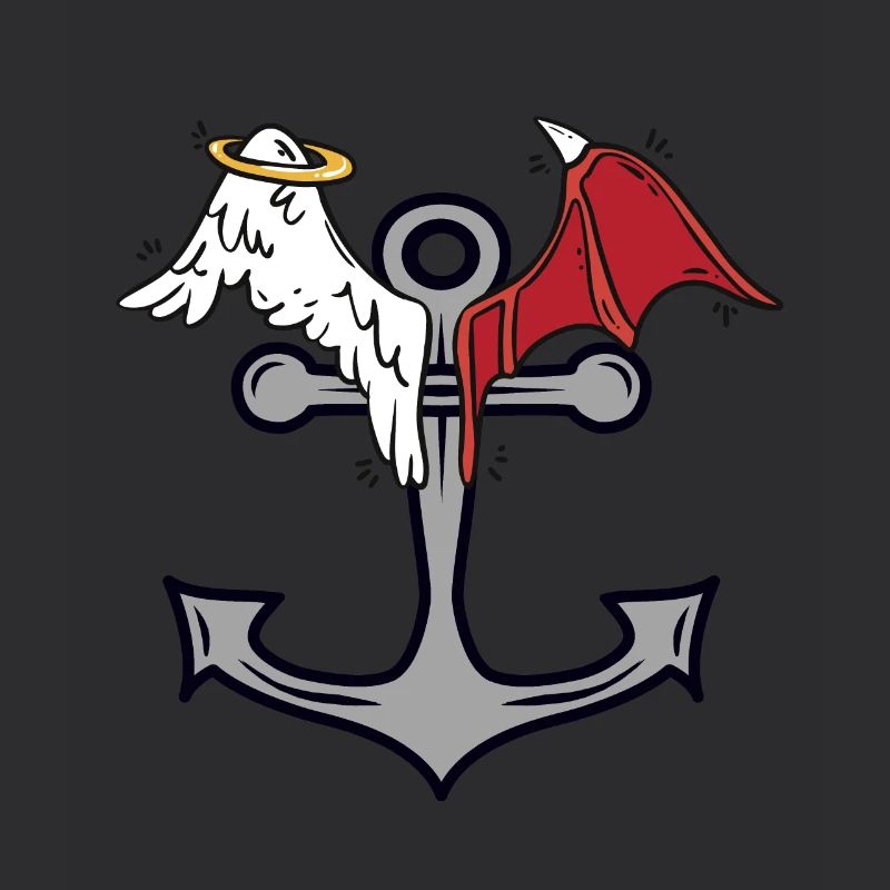 anchor seafaring heavenly devilish maritime