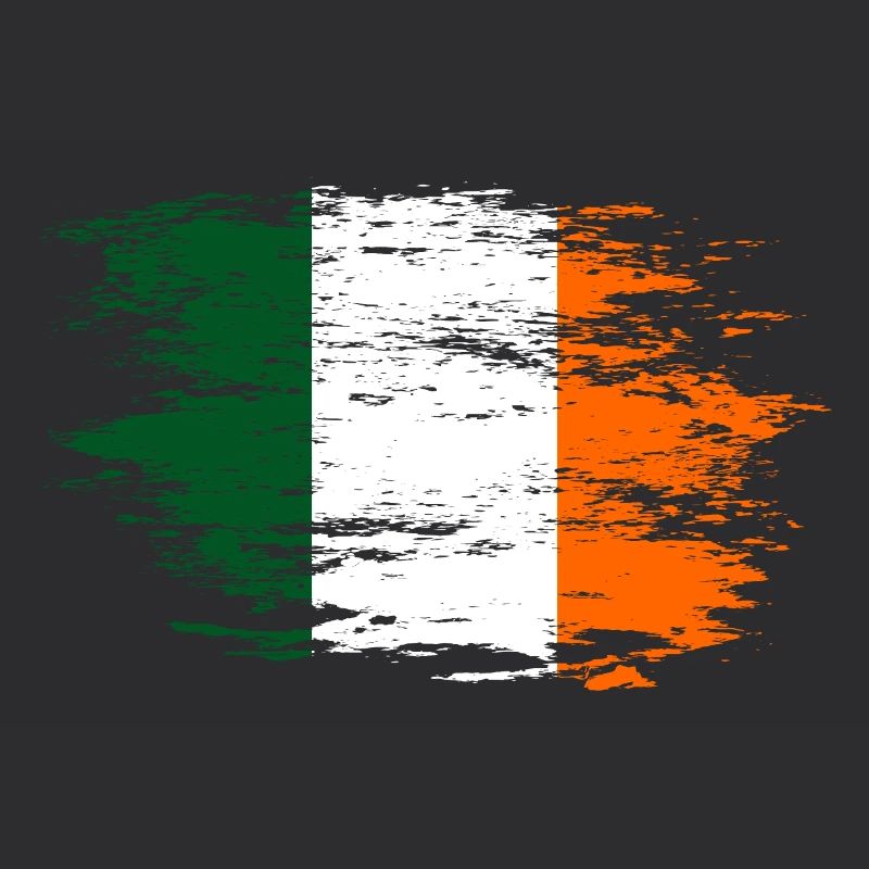 Drapeau de l’Irlande utilisé