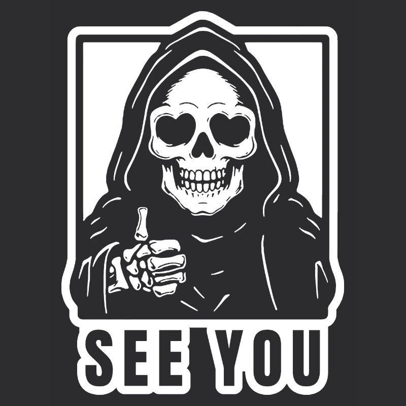 Funny Grim Reaper "See You"