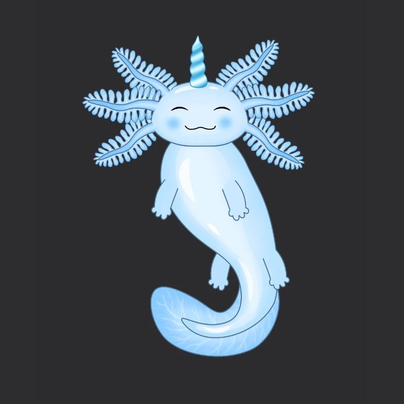 Blauer Axolotl