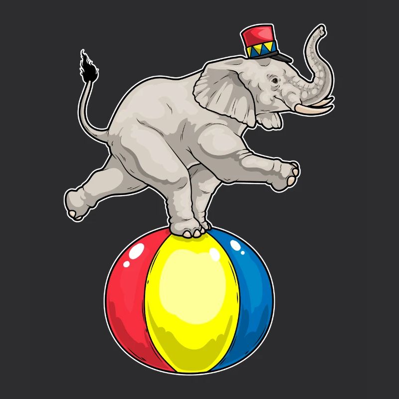 Bal de cirque d’éléphants