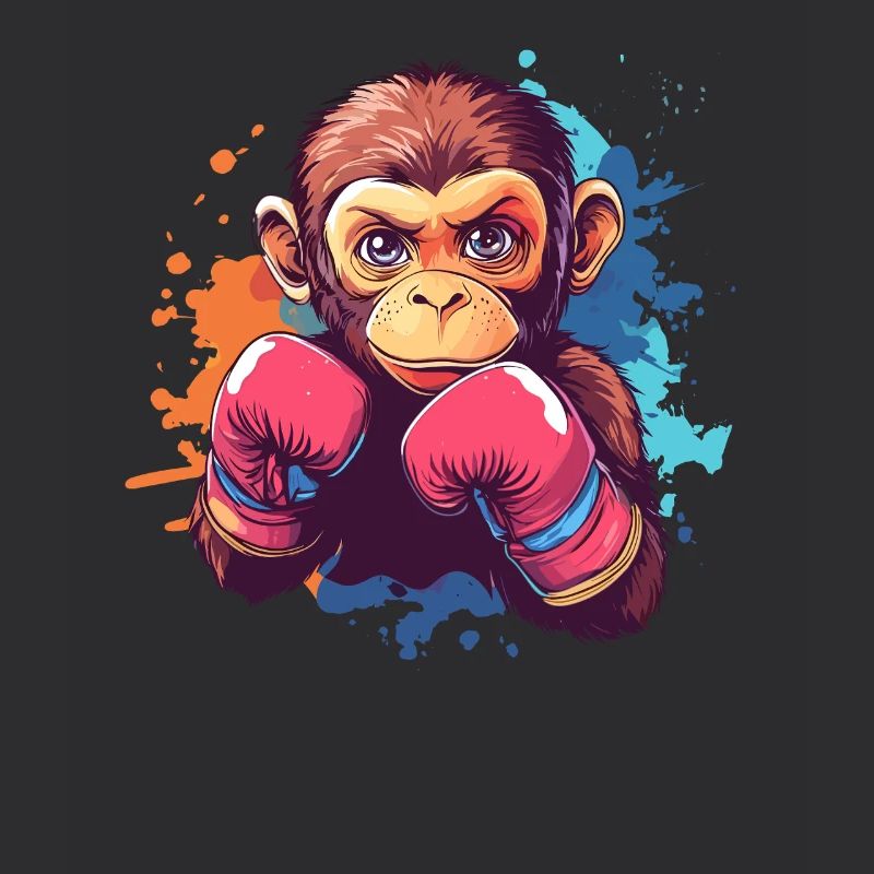 Singe de boxe