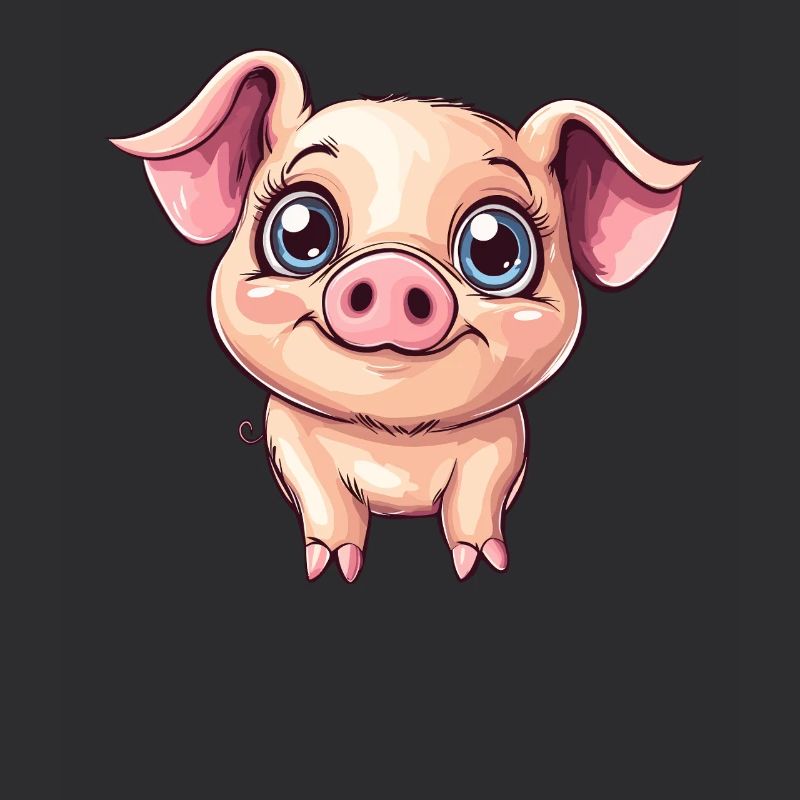 Sourires mignons de cochon