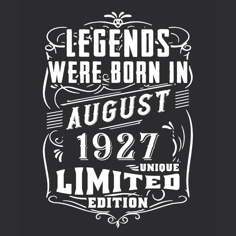 Anniversaire Août 1927 Année Edition Limitée