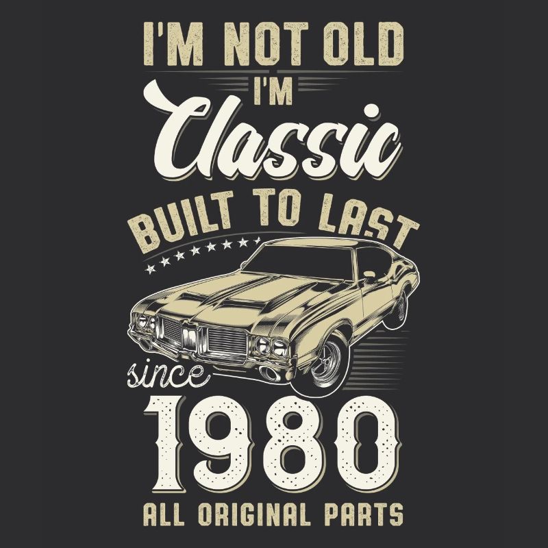 Geboren 1980 Geburtstag Oldtimer