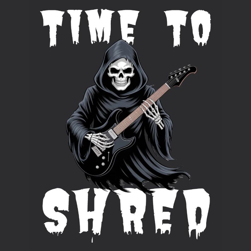 Time To Shred Grim Reaper Guitar