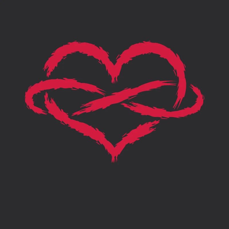 Herz Unendlich Endlose Liebe Symbol