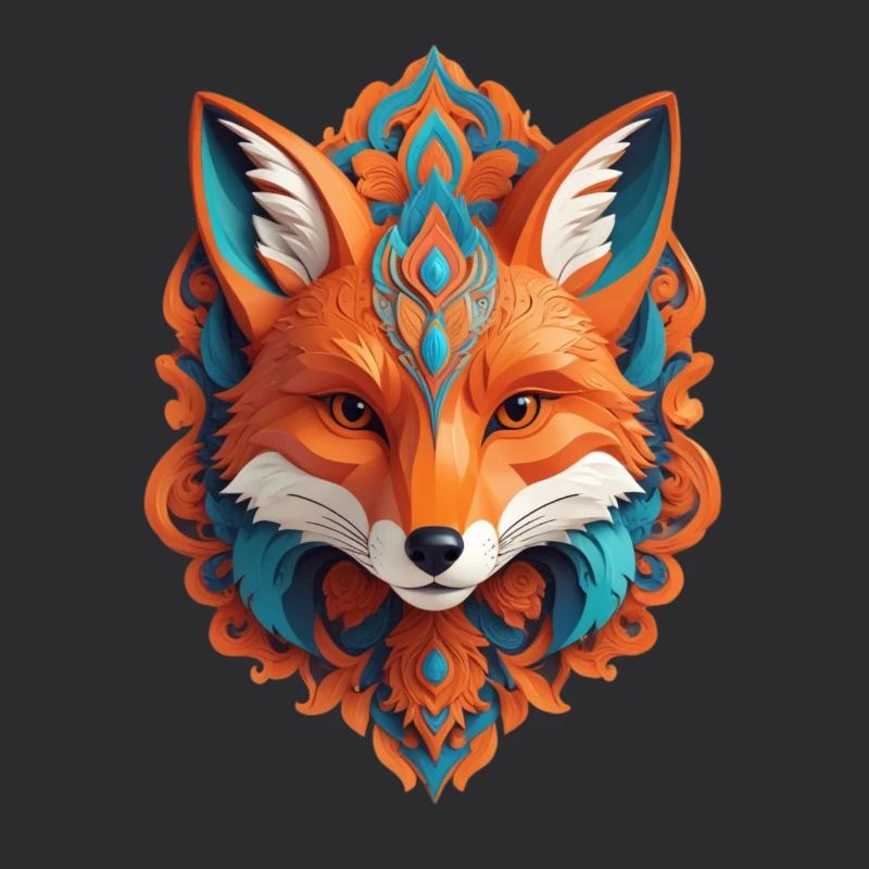 Cyber Fox Head