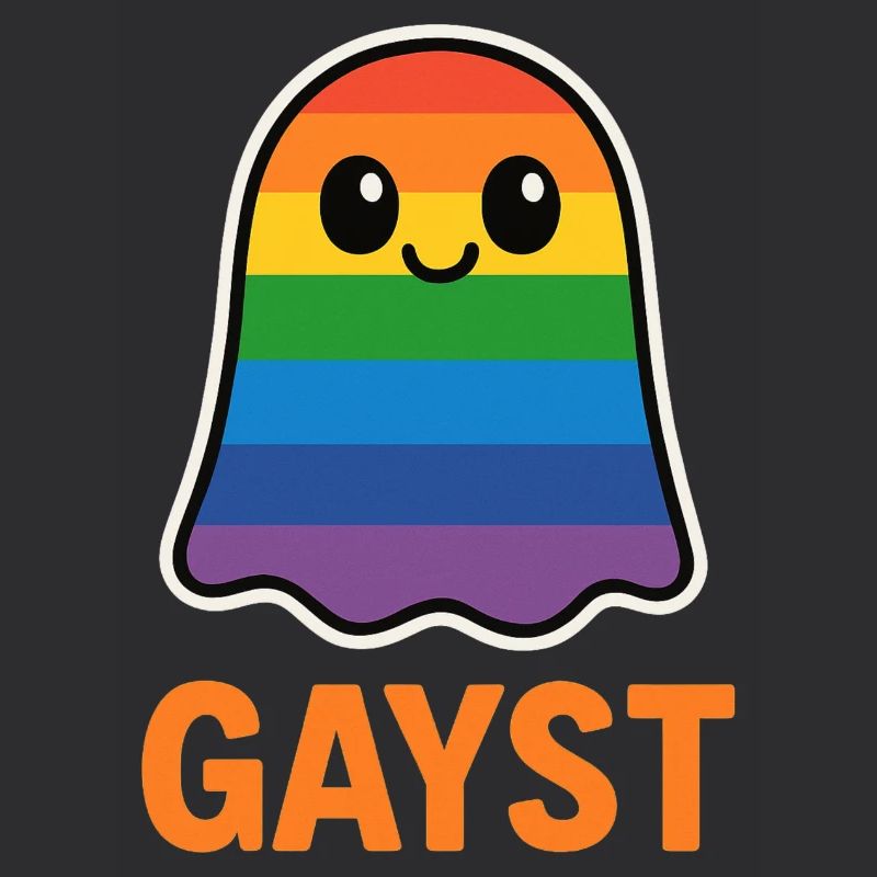 Costume d’Halloween Rainbow Ghost Pride