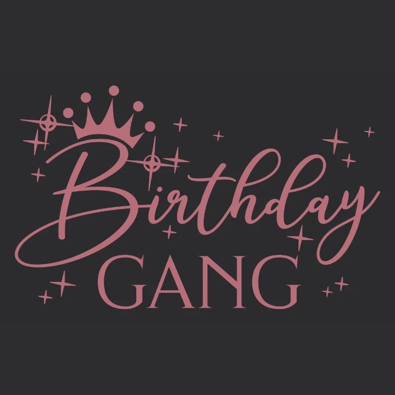 Geburtstag Gang Matching Gruppe Geburtstagsfeier Geschenk