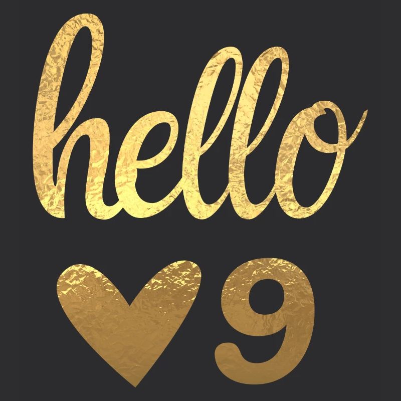 Hello 9 doré