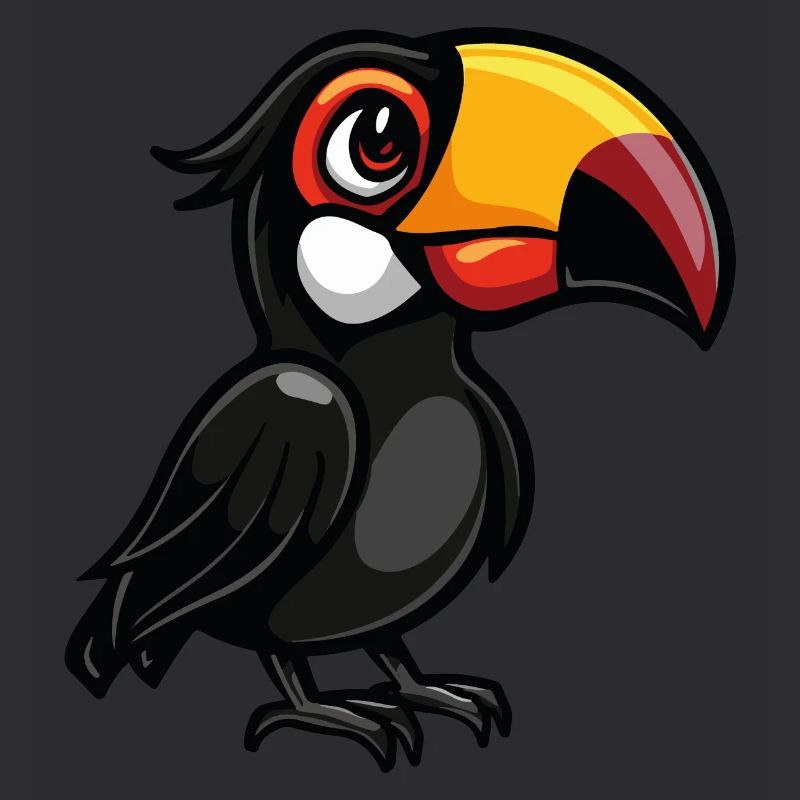 tukan vogel comic