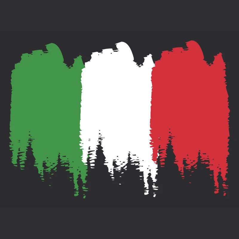 Drapeau de l’Italie Drapeau du pays