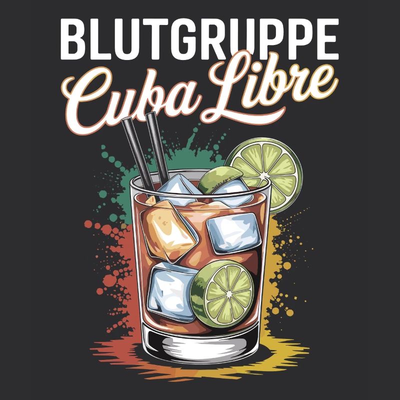 Blutgruppe Cuba Libre Cocktail Barkeeper