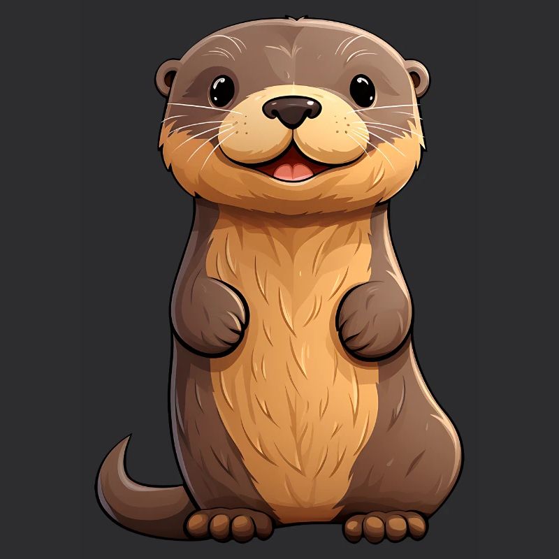 Cute otter design | Summer vibes | Otters