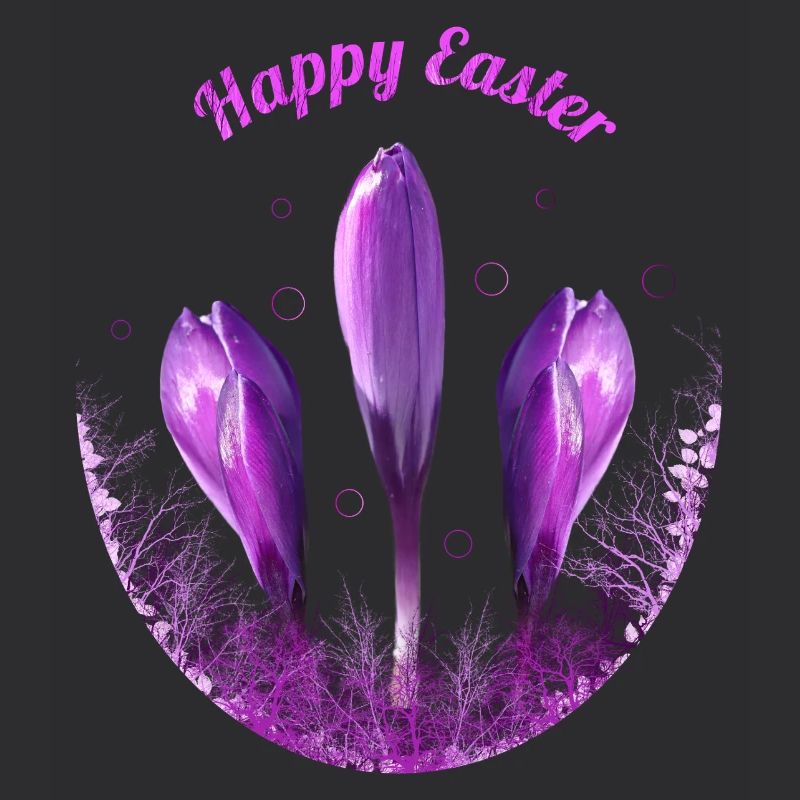 Crocuses Happy Easter