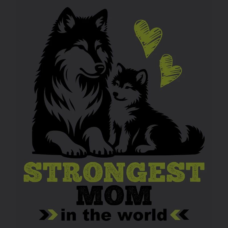 Starke Mama Wolf Beste Mama Geschenk Mutter Kind