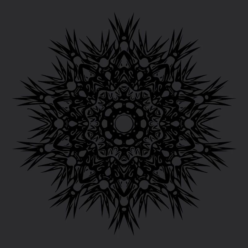 Lignes géométriques forme mandala