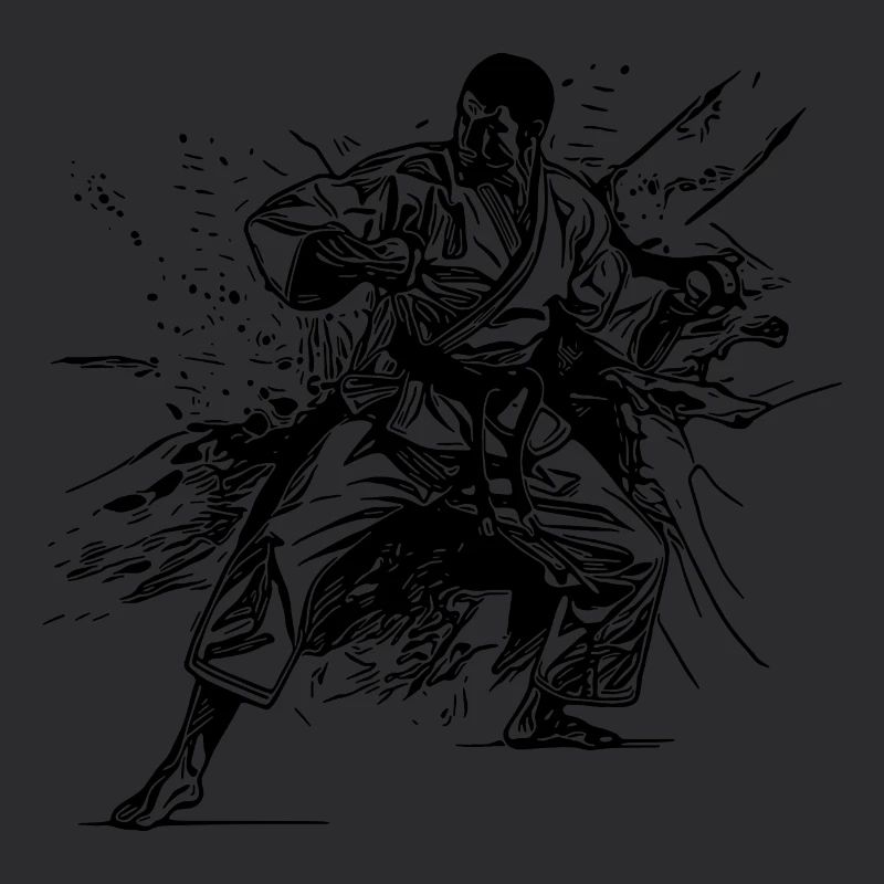 Tattoo Karate Style Sparring Partner Fighting Technique