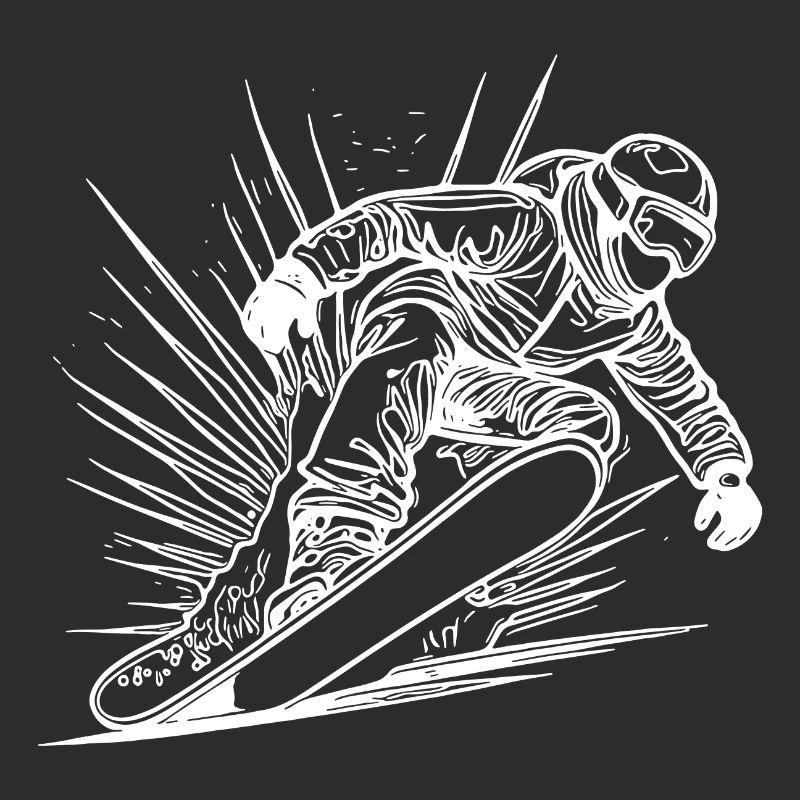 Style de snowboard Mouvement de snowboard impressionnant