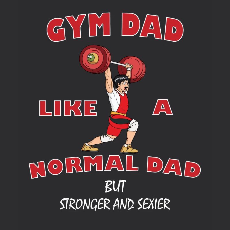 GYM DAD - Papa de remise en forme Funny Gift Gym Daddy