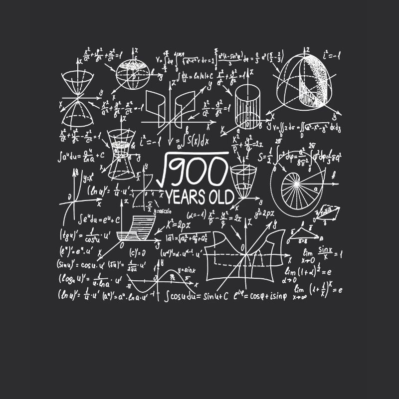 30th birthday root from 900 math nerd