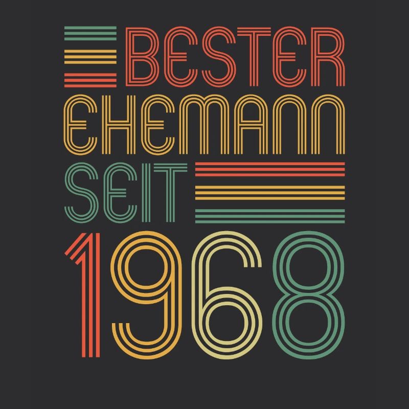 55. Hochzeitstag Bester Ehemann seit 1968