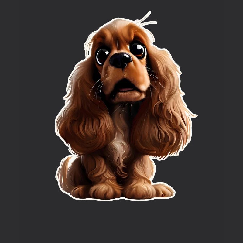 Cocker spaniel Cartoon figur