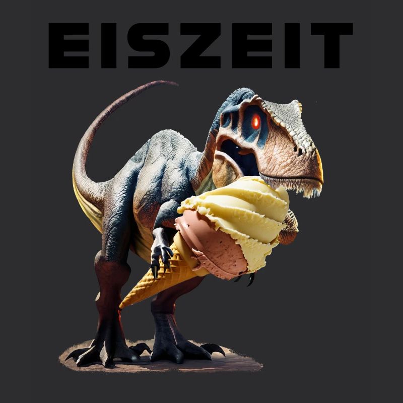 Eiszeit mit Dinosaurier