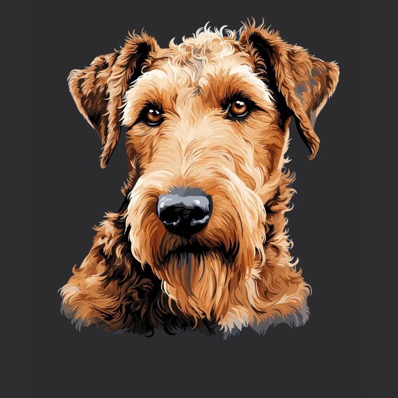 Dog Airedale Terrier