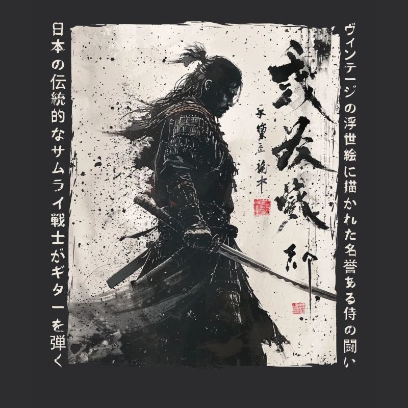 Samurai Fighter - Japanese Ukiyo-e Artwork