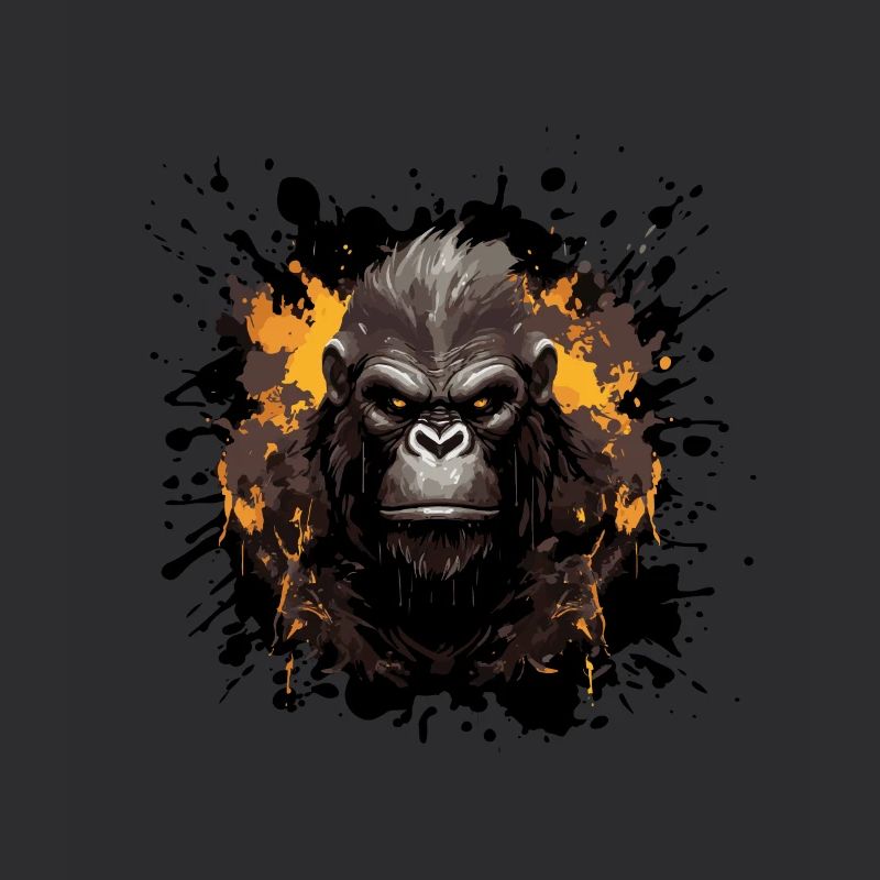 Portrait de gorille