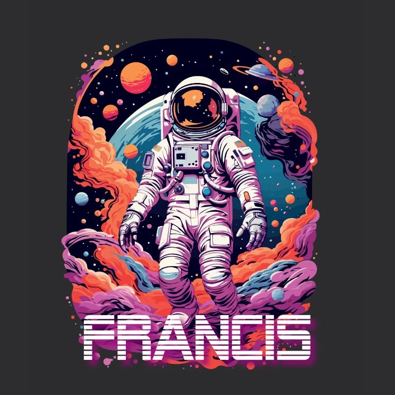 FRANCIS - Beau prénom de garçon avec astronaute cool
